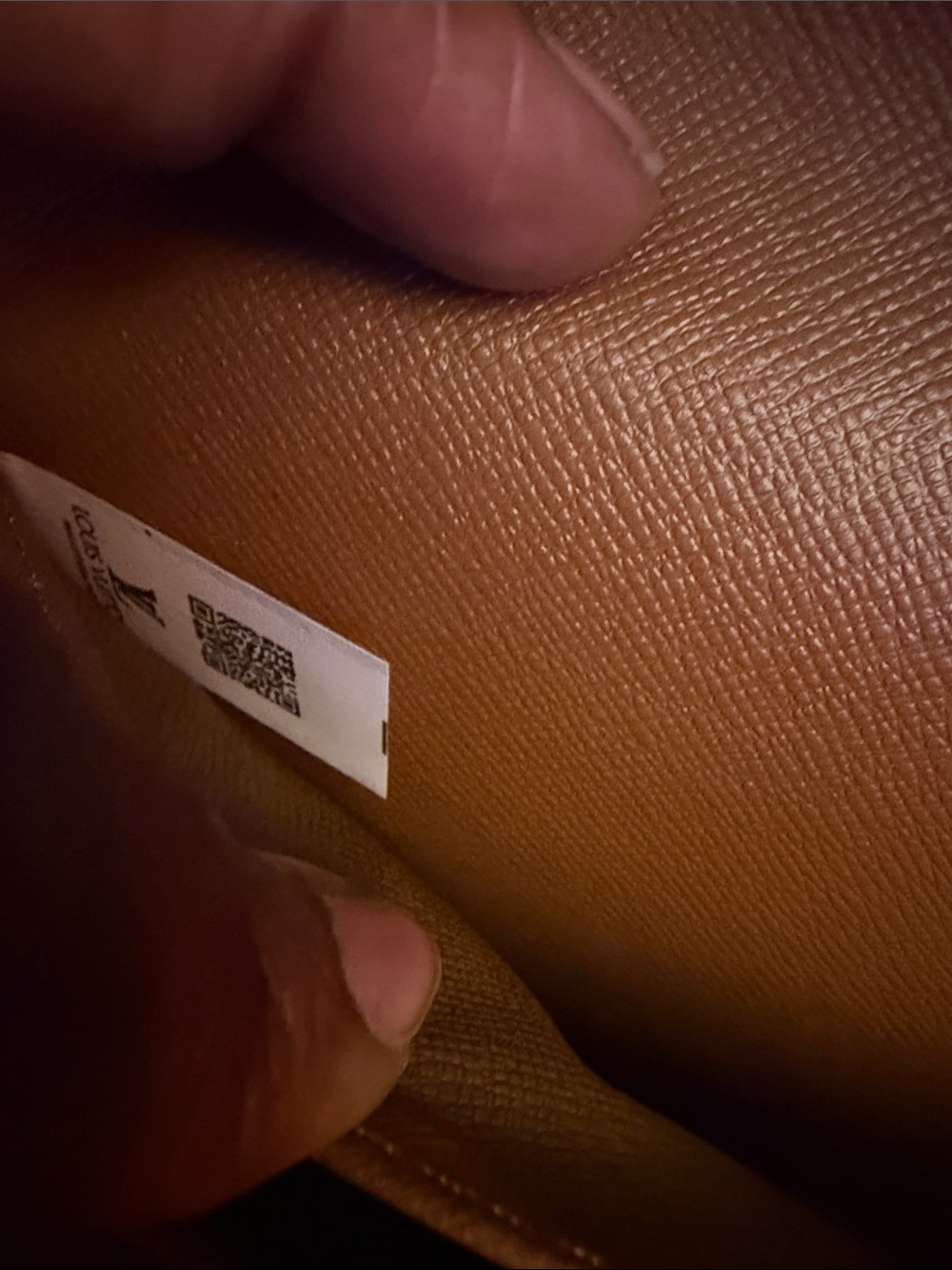 Brown Monogram Crossbody with Gold Chain - Picture 4 of 14